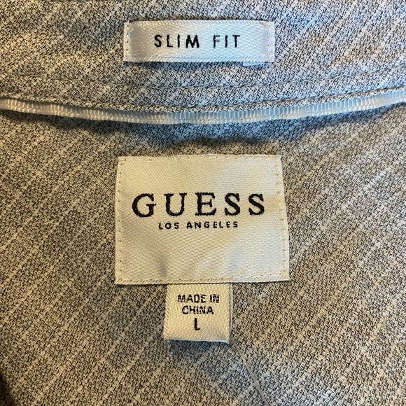 Guess 100% cotton button down tee - Picture 8 of 9
